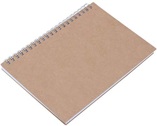 Simple Vintage Notizbuch, 190 x 130 mm, 48 Blatt, Tagesplaner, Wochenplaner, Zeitmanagement, Planer, Schulbedarf