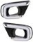 BAKUGO 2 Stück Auto Tagfahrlicht Nebelscheinwerfer Loch Blinker Für Dodge Journey FIAT Freemont 2013 2014 2015 2016 2017,Led Model