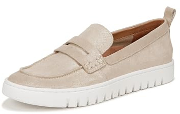 Vionic Uptown Women's Slip On Loafers with Arch Support Gold UK 3 Medium Fit