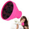 CAREDGO Diffuser Silicone Universal Travel Silicone Dryer Diffuser Folding Universal Diffuser Curly Hair Folding Diffuser Universal Hair Diffuser Adapter for Hair Dryer for Travel Hotel