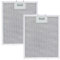 MZY LLC W10169961A - Filtro de repuesto para campana extractora Whirlpool, ayuda de cocina, filtros de campana Jenn-Air, filtro de campana de grasa de malla de aluminio de 5 capas, 10.5 x 12 pulgadas,