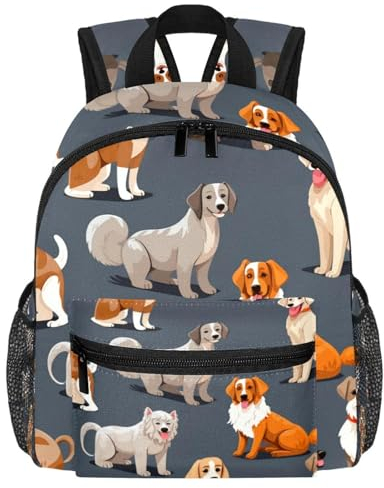VTGHDEEQ Reiserucksäcke für Damen,Herrenrucksack,Alle Arten von Hunden,Rucksack