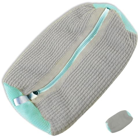 LEWBDF Sacchetti per Scarpe Lavanderia sacchetto scarpe lavatrice Scarpe Borse per Bucato con CernieraZip Borsa per Lavatrice perRiutilizzabile Borsa per Lavaggio Scarpe di Sportive (Giallo) (B)