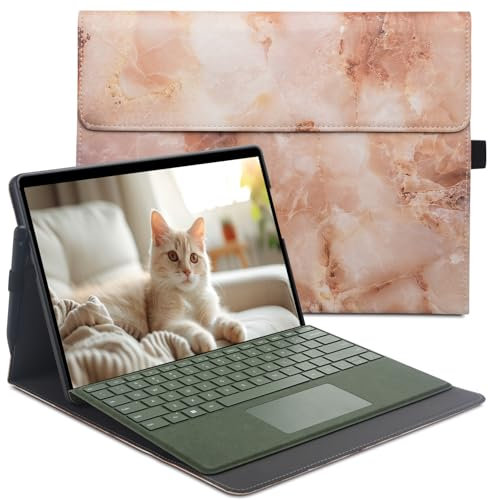 Protective Case for Microsoft Surface Pro 9/10/11 with TPU Soft Shell Compatible with Keyboard Cover Ultral Thin & Light Heat Dissipation Design