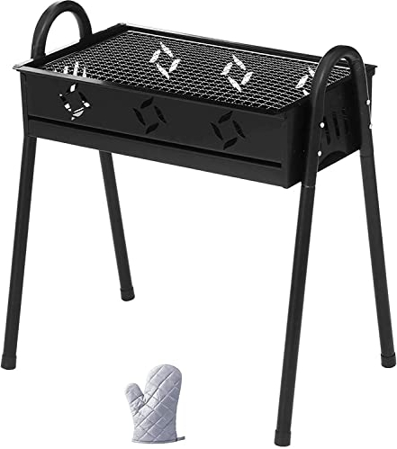 CLLBANT Parrilla para Barbacoa Barbacoa Interior al Aire Libre para Exteriores Parrilla de carbón Barbacoa Plegable portátil Parrilla de carbón Fácil de Montar y Quitar Juego de Cocina par