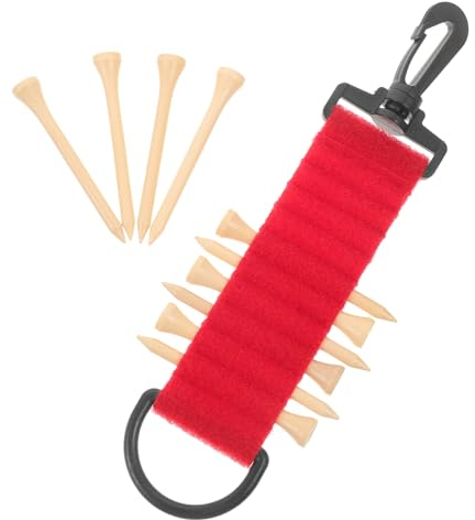 BESPORTBLE 1 Satz Golf- Golfball Halter Golf zubehör golfzubehör Golfballhalterung Golf Accessories Tees Veranstalter Teehalter für Golftasche Behälter für Golf-Tees Plastik