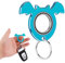 Schlüsselanhänger Spinner, Fledermausform Metall Drehender Schlüsselanhänger Karambit Schlüsselanhänger Zappel-Schlüsselring Spielzeug Geschenk für Erwachsene Männer Frauen Kinder (Blau)