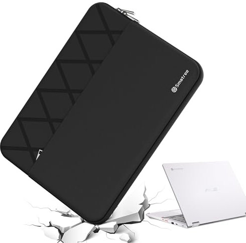 Smatree Asus - Custodia protettiva per laptop da 14 per Asus Chromebook Vibe CX34 Flip CX3401, ASUS ExpertBook B7 Flip B7402F, custodia protettiva per laptop con tasca, cerniera YKK, design