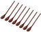 Long Wooden Spoons, Hand Polished Safe Wood Mixing Spoons, Safe Odorless Sturdy Wooden Spoons for Mixing Food, Easy to Clean, Suitable for Mixing, Decorating Plates