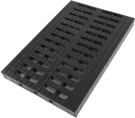 Rejilla de Drenaje Plástica para Cocina y Exterior Cubierta de Desagüe Resistente Instalación y Drenaje Eficaz para Garajes