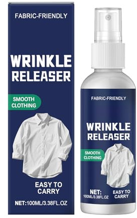 KOAHDE Crease Release Spray for Clothes,100ML,1PC,Wrinkle Releaser Fabric Refresher Spray,Ironing Aid and Anti Static