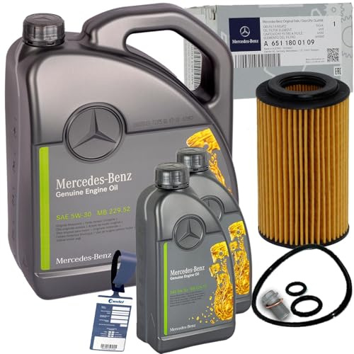 Ölfilter+229.52 Öl | A6511800109+V30-2001+MN1801+7L 229.52 Öl für A/b/c Klasse W176 W245 W204 W205 CLA