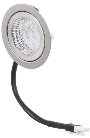VILLCASE LED-Einbauleuchte für Dunstabzugshaube, 12 V DC, rund, Kaltweiß, hohe Sichtbarkeit, geringer Energieverbrauch, kompatibel mit Dunstabzugshaube, Küche und Wohnmobil, robust und