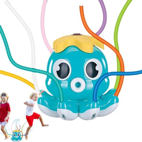 Octopus Garden Sprinkler - 8 Arms 27 Inch Water Toy, Rotating Garden Sprayer, Outdoor Summer Play Equipment | Water Spraying Device For Pr