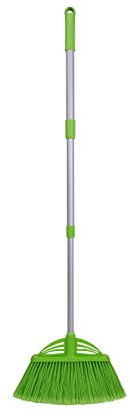 Xifando Three-Section Telescopic Aluminum Alloy Rod Long-Handled Broom