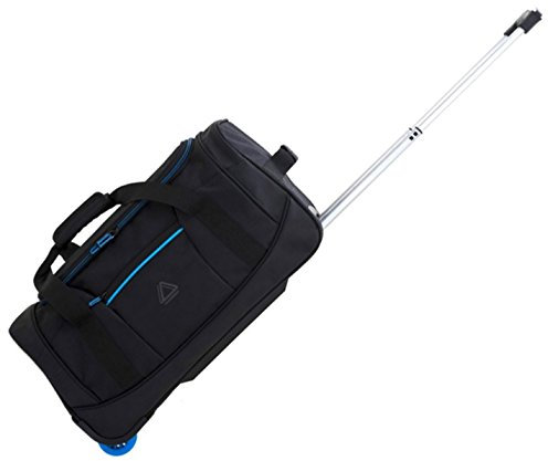 Bowatex Trolley Handgepäck Reisetasche Sporttasche Tasche Schwarz Blau 50 cm Davidts