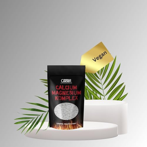 Anabol Cracker 550 Tabletten Kalzium und Magnesium Calcium 1200mg Hochdosiert Tagesportion für Veganer geeignet