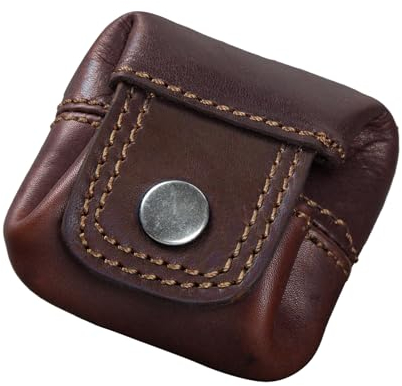 STILORD 'Varys' Bourse Porte-Monnaie Cuir Sac à Monnaie Petit Vintage Mini-Portefeuille Portefeuille Cuir Véritable, Couleur:Cognac - Marron foncé