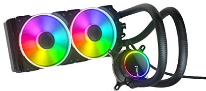Fractal Design Celsius+ S24 Prisma PWM ARGB 240mm Silent Performance Slim Radiator AIO CPU Liquid/Water Cooler