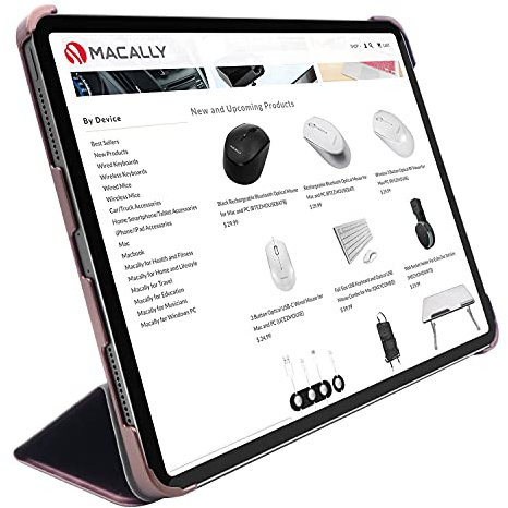 Macally Custodia iPad PRO 11(2021) Rose Stand/Pen Case