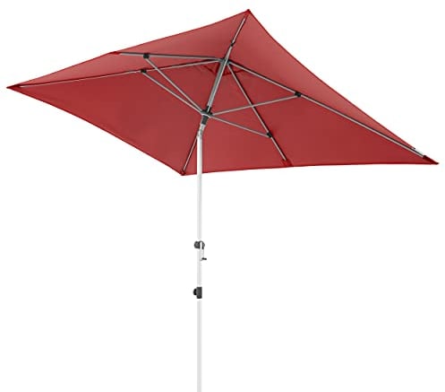 Doppler EXPERT Auto Tilt – Rechteckiger Sonnenschirm für Balkon oder Terrasse – Knickbar – ca. 300x200 cm – Bordeaux
