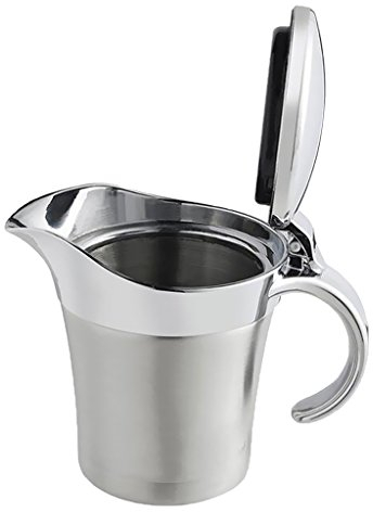 Saucière thermique à double paroi avec couvercle Argenté 450 ml