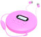 Oakcastle CD100 Rechargeable Bluetooth CD Player | 12hr Portable Playtime | In Car Compatible Personal CD Player | Headphones Included, AUX Output, Anti-Skip Protection, Custom EQ, CD Walkman (Pink)