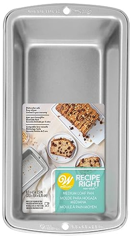 Wilton Molde de Pan Mediano Recipe Right, 21,6 x 11,4 x 6,35 cm