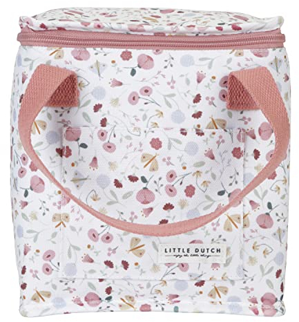 Little Dutch 4972 - Bolsa isotérmica (21,5 x 20 x 12 cm), diseño de flores y mariposas