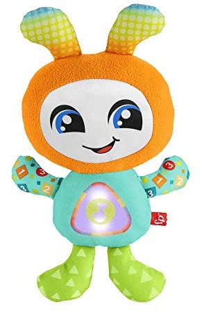 Fisher-Price Baby & Toddler Learning Toy, DJ Groovin' Go with Music Lights & Sounds for Ages 6+ Months, UK English Version, HRC43