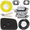 ZAMDOE Vergaser-Kit für Husqvarna 122HD45 122HD60 522HD60S 522HDR60S für Jonsered HT2223T HT2218 Heckenschere ersetzt # 523012401 596658301, mit Luftfilter Kraftstofffilter Kraftstoffleitung
