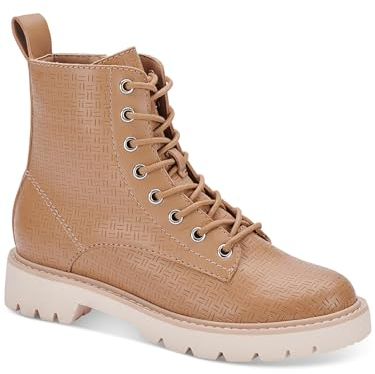 Dolce Vita Piker Damen Stiefeletten, perforiert, runde Zehenpartie, Cafe Perforated Stella, 40.5 EU