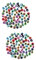 SHINEOFI 100 STK Transparent Ornamente Glas Kuppel-cabochons Flatback-cabochons Flache Hintere Perle Glas Edelsteine ​​Handwerk Opalschmuck Flache Rücken Kuppelfliesen Bastelbedarf Tier