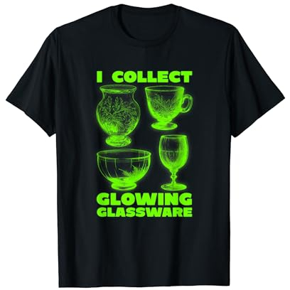 I Collect Verre uranium lumineux Vert T-Shirt