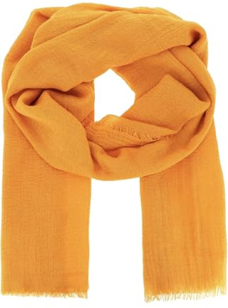 stylx Einfarbiger Schal Damen 20% Baumwolle 80% Viskose mit Fransen - Moderne und Fashion Damen Stola - Langer und Rechteckiger Tuch 180 cm x 90 cm - Dünnes und Weiches Schaltuch gecrept