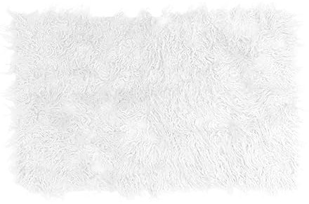 BESTonZON Newborn Photography Mat Newborn Props Newborn Photo Wraps Photography Mat Photo Props Rug Blanket for Childrens Rug Photography Backdrops Rug White
