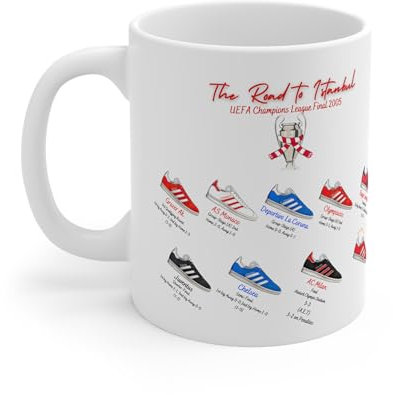 Liverpool Mug - 2005 Champions League 11oz Ceramic Coffee Mug, Retro Liverpool Mug, Anfield, Anfield Gifts