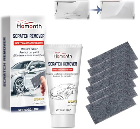Nano Tuch Auto Kratzer Entferner, Autolack Reparatur Polierpaste, 2025 Neues Autokratzer Reparaturpaste mit Car Scratch Remover und 6 Nano Magic Auto-Kratzer-Entferner-Tuch