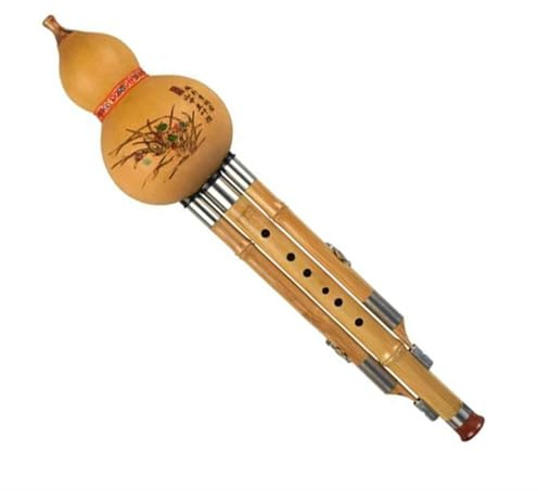 Hulusi Drei-Tone Hulusi Flöte Professional Performance Chinesische Traditionelle Instrument Professional Hulusi(Size:g tone)