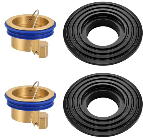 2PCS Válvula Antirretorno Desagüe Ducha Set, Tapón Anti Olor Desagüe Ducha