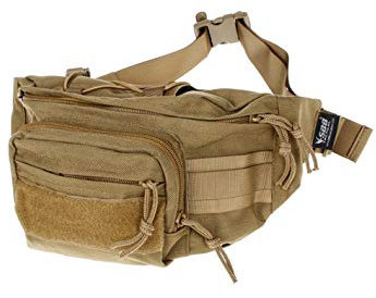 SBB riñonera Militar T3 pistolera Soporte para Arma, Marrón Claro