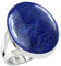 Jeweloporium 925 Sterling Silber Ringe für Frauen Blau Echt Lapislazuli mit Stein Mode Silber Ringe Größe 65(20.7) Engagement Geschenk Boho Schmuck