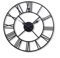 40cm Big Roman Numerals Garden Wall Clock - Suitable For Living Room, Office, Bedroom, Kitchen | Indoor & Outdoor, Large Vintage Decorative Giant Open Face Metal Wall Clock | Silent, Non Ticking