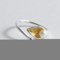Damen 925 Sterling Silber Verstellbar Ringe,Sample Perle Blume Verstellbarer Ring Gold Blütenblatt White Pearl Ring Für Frauen Hochzeit Luxus Schmuck Einzigartige Form Persönlichkeit Design Geb
