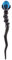 Vogler 837-1178 magischer Zauberstab Serpenta Magier Merlin Hexen