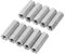Akozon Distanziali Dadi 10pcs Dado a stelo lungo Esagonale Dado a manicotto esagonale Distanziali filettati(M6*30)