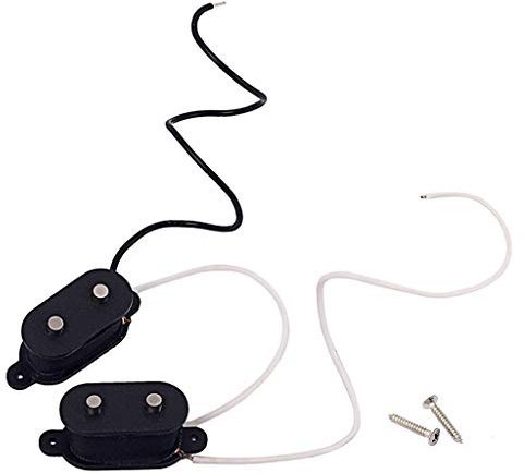 Alnicov Micro guitare 4 cordes basse style vintage Alnico V ensemble micro pour Fd Mustang/Bullet Bass
