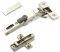 2 x SOTECH charnières universelles Salice 110° perçage T45 pour portes arrondies, à recouvrement et profilées plaque de montage en croix hauteur 3 mm