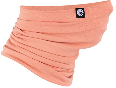 Multifunktionstuch – Neckwarmer „Solid Cotton“ Peach