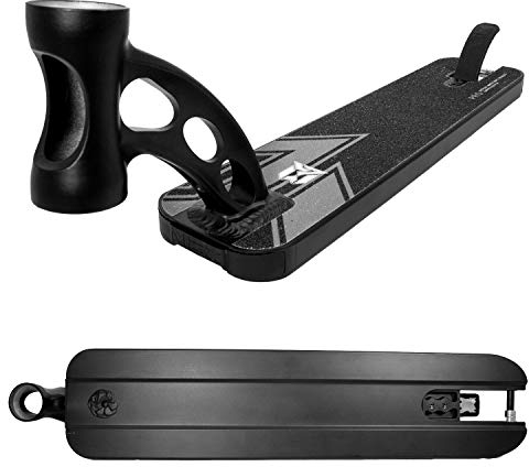 MGP Madd Gear MGO F26 Limited Stunt-Scooter Ersatz Park Deck 4,5 x 19,5 mit Griptape + Fantic26 Sticker (LTD Schwarz)